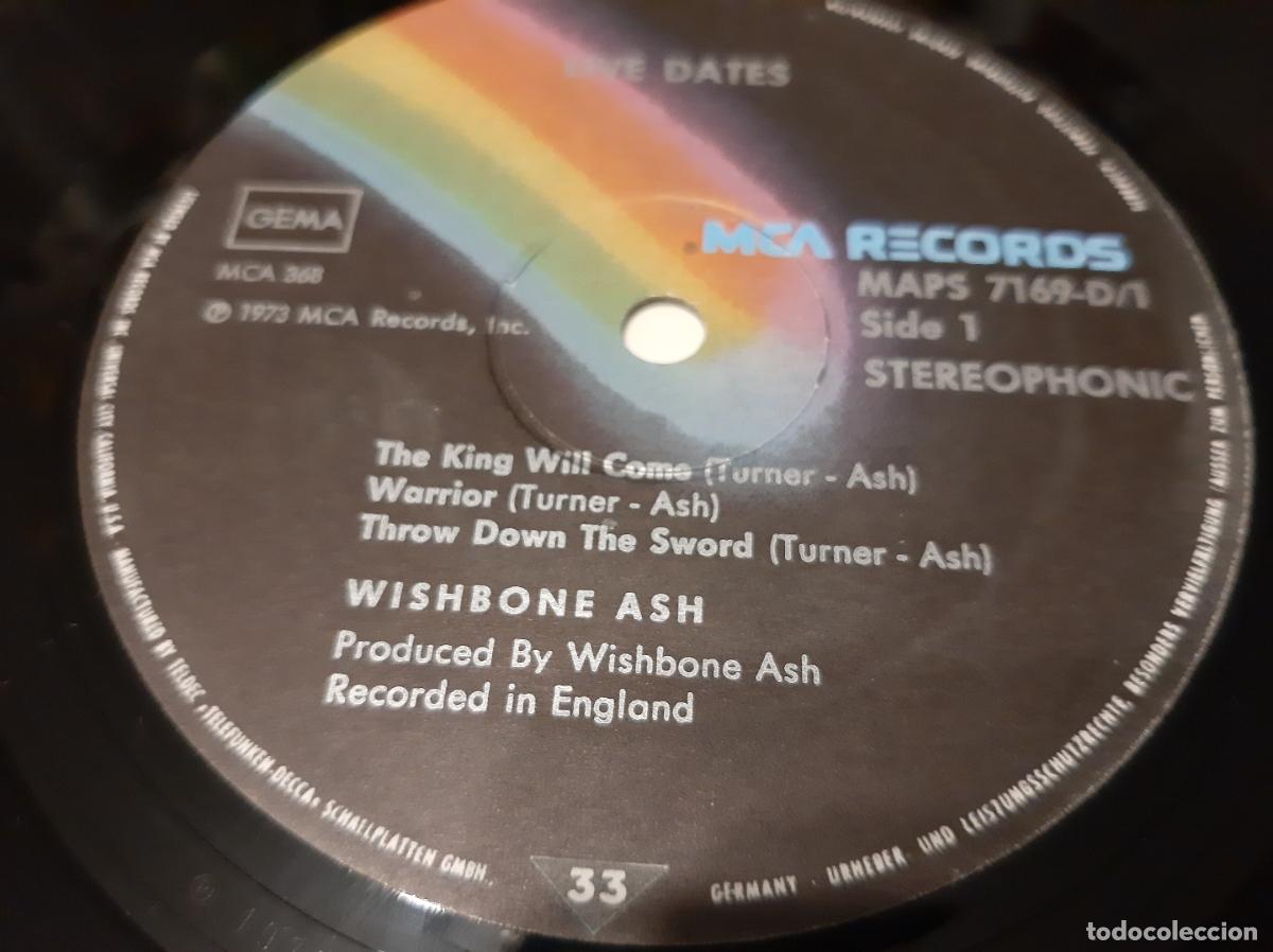 Discos de vinilo: WISHBONE ASH -LIVE DATES- (1975) 2 X LP DISCO VINILO - Foto 8