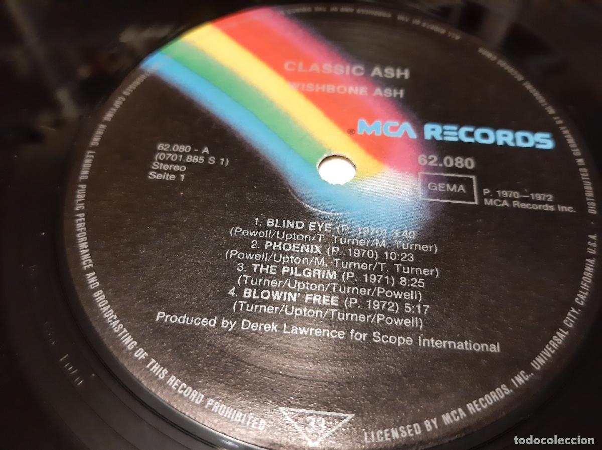 Discos de vinilo: WISHBONE ASH -CLASSIC ASH- (1977) LP DISCO VINILO - Foto 7