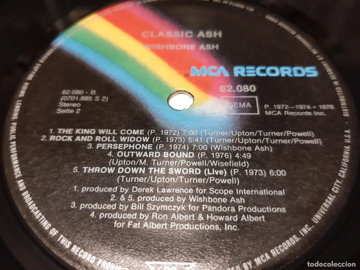 Discos de vinilo: WISHBONE ASH -CLASSIC ASH- (1977) LP DISCO VINILO - Foto 8