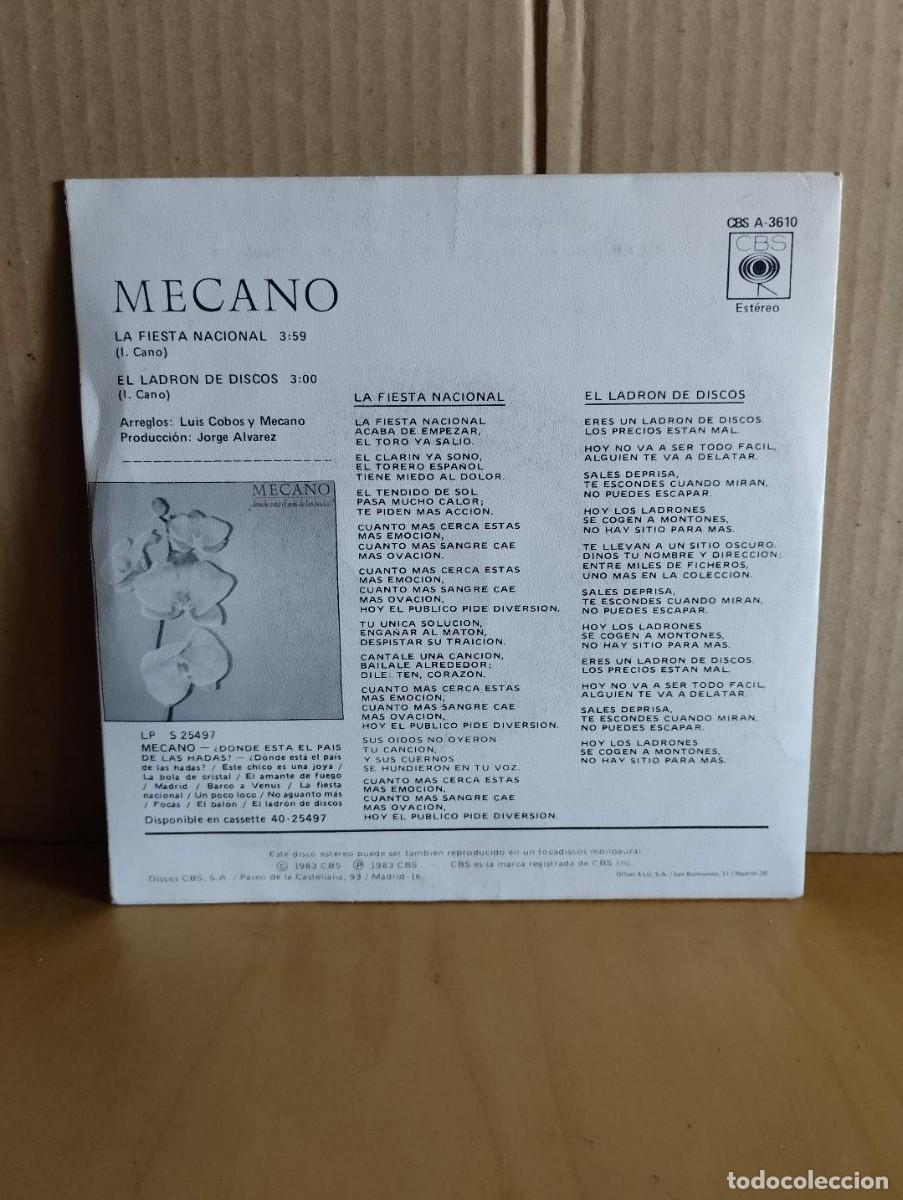 Discos de vinilo: MECANO--- LA FIESTA NACIONAL - Foto 2