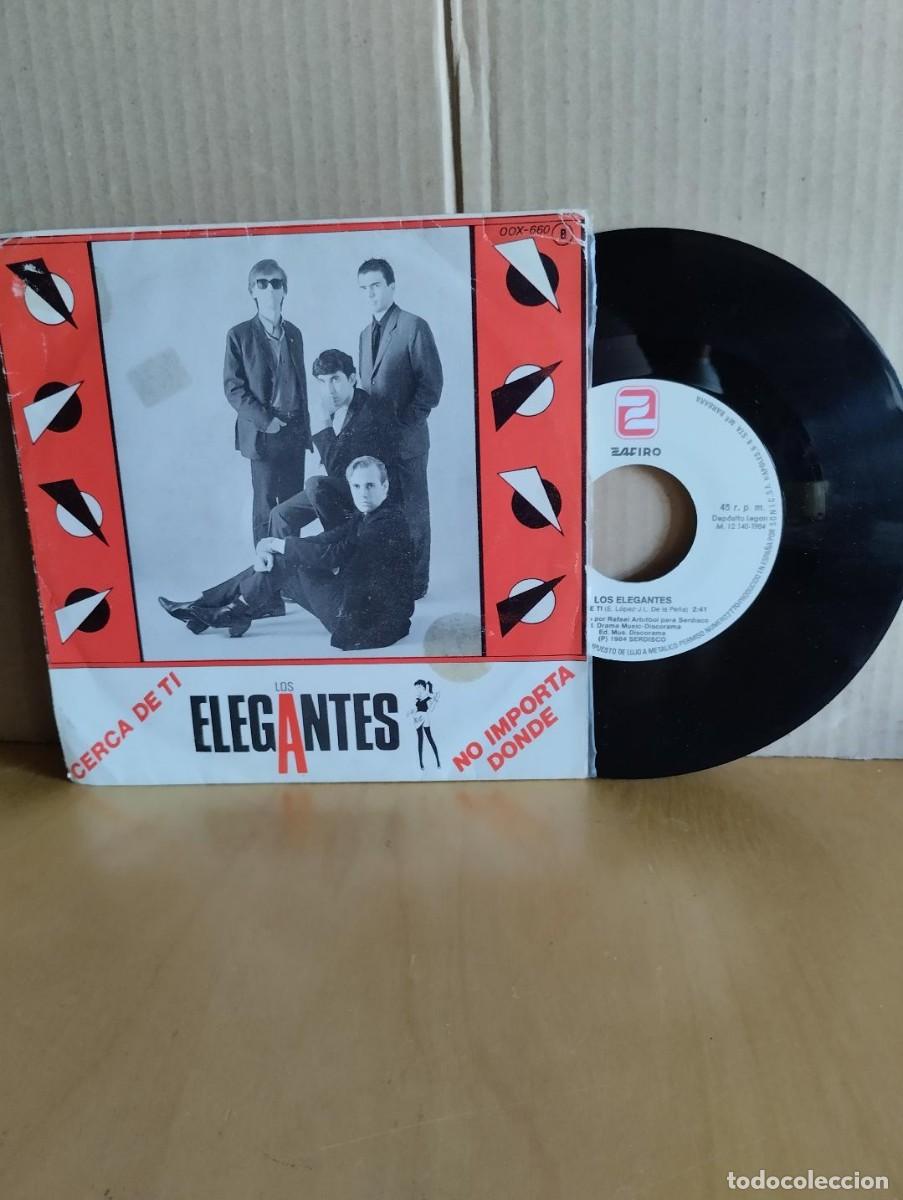 Discos de vinilo: LOS ELEGANTES --- CERCA DE TI - Foto 1