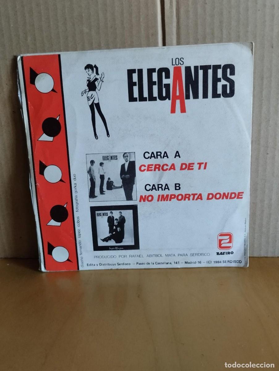 Discos de vinilo: LOS ELEGANTES --- CERCA DE TI - Foto 2