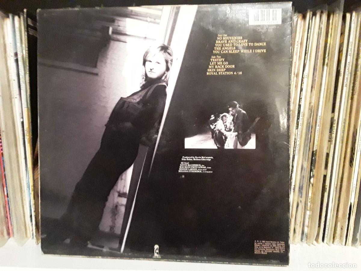 Discos de vinilo: Melissa Etheridge &lrm;&ndash; Brave And Crazy - lp edic. spain 1989 - Foto 2
