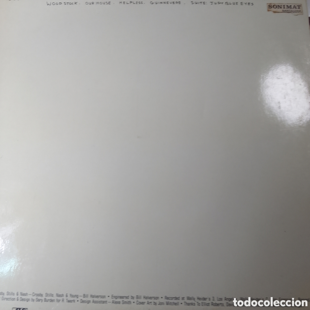 Discos de vinilo: CROSBY STILLS NASH AND YOUNG SO FAR - Foto 2