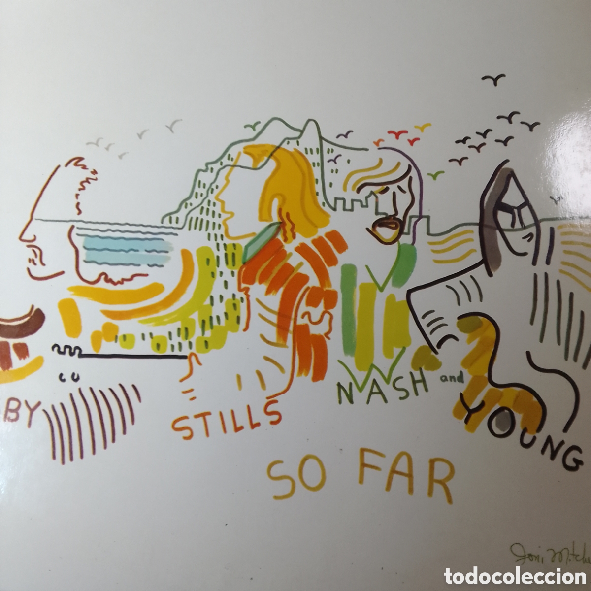 Discos de vinilo: CROSBY STILLS NASH AND YOUNG SO FAR - Foto 1
