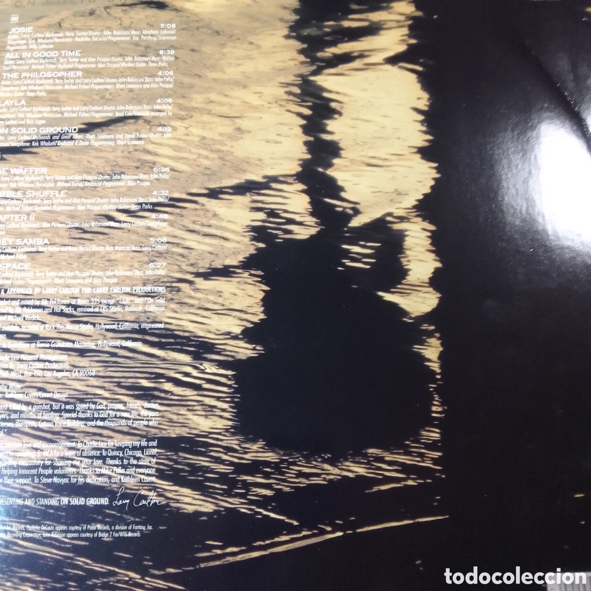 Discos de vinilo: LARRY CARLTON ON SOLID GROUND - Foto 2