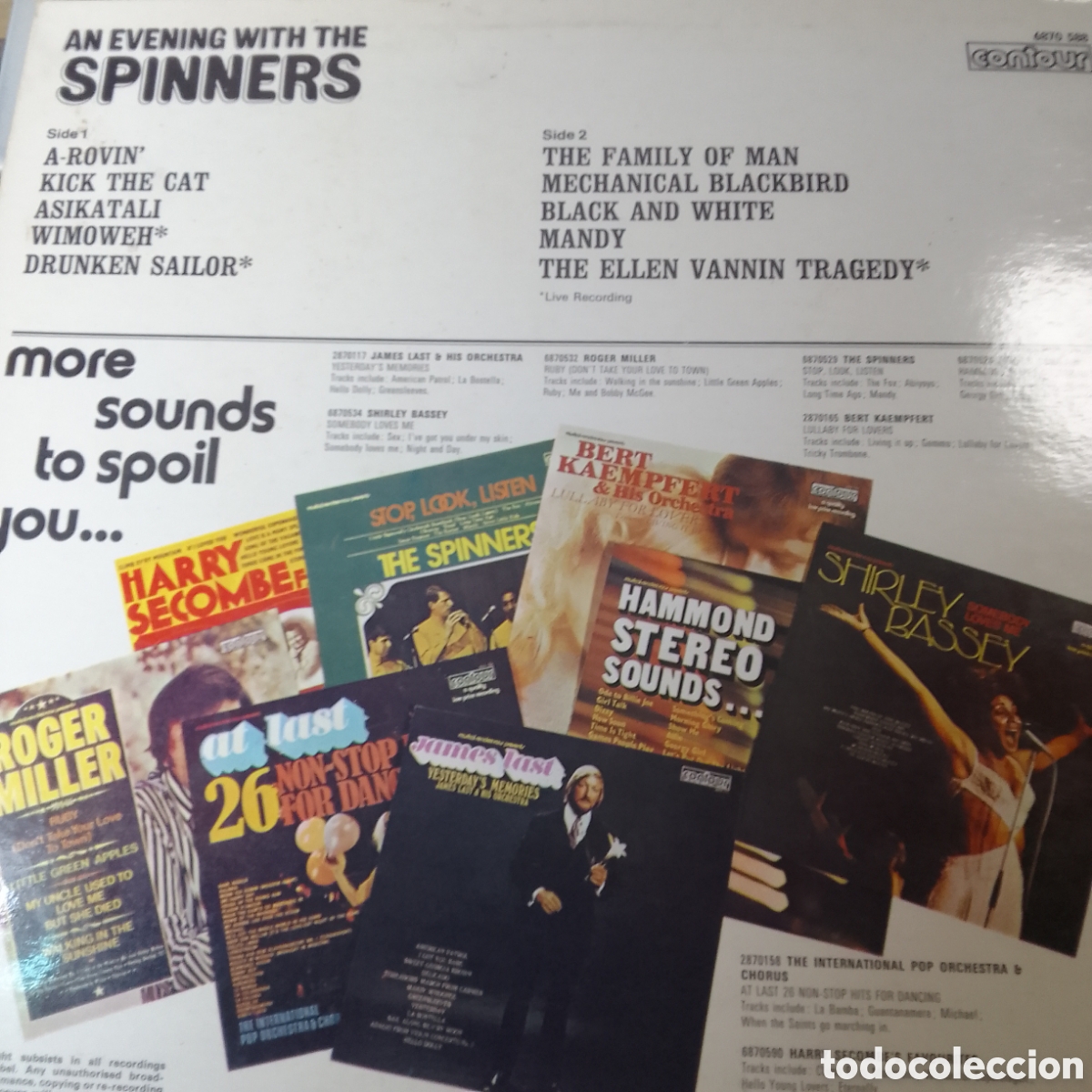 Discos de vinilo: THE SPINNERS AN EVENING WITH THE SPINNERS - Foto 2