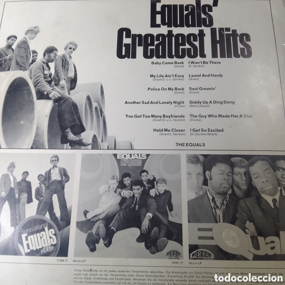 Discos de vinilo: THE EQUALS GREATEST HITS - Foto 2