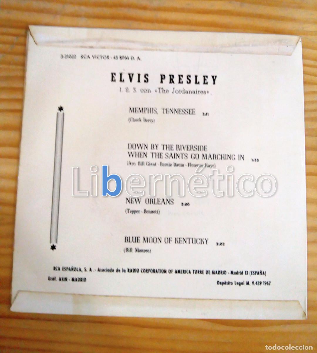 Discos de vinilo: Elvis Presley &ndash; Memphis Tennessee - Foto 3