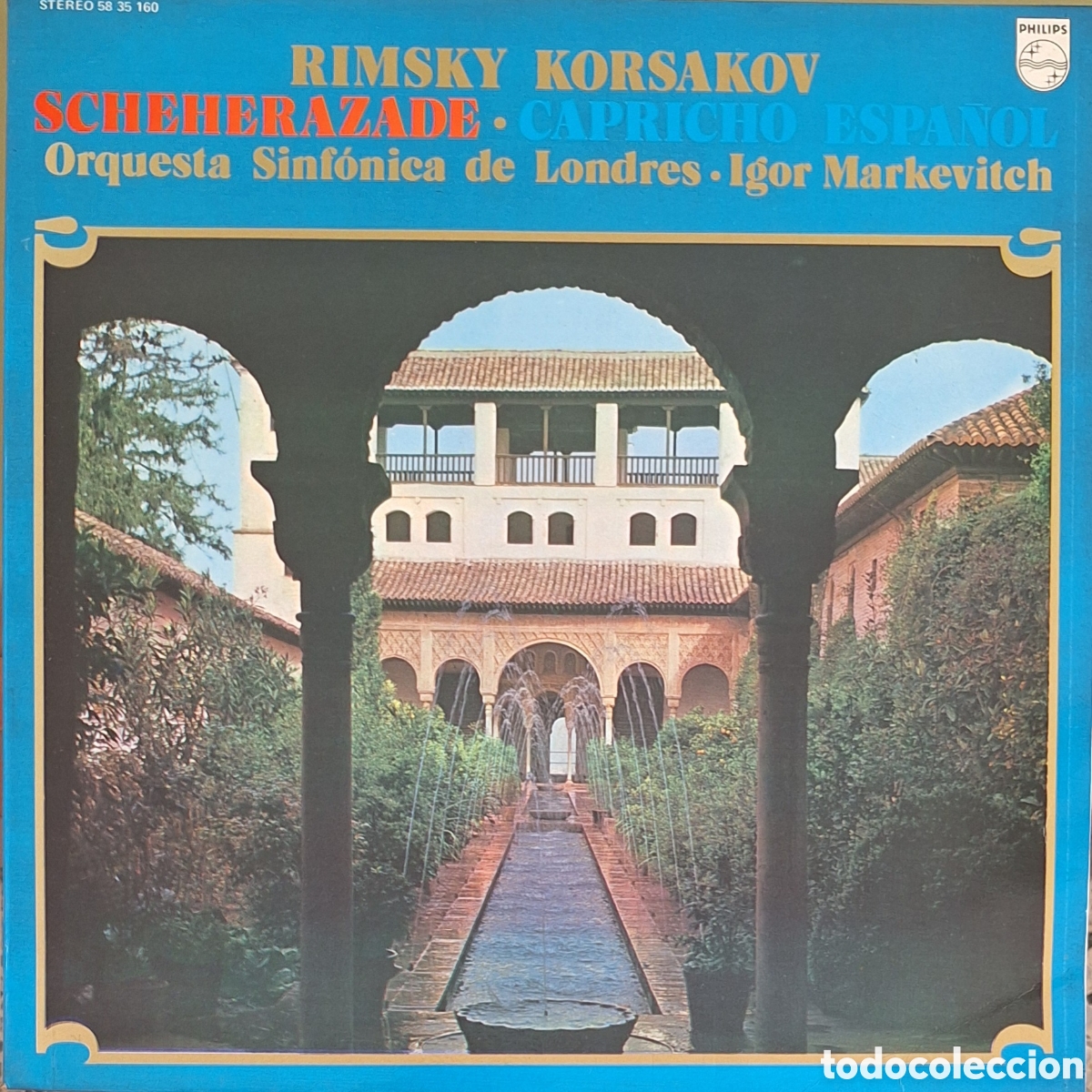 Discos de vinilo: Scheherazade. Caprichos espa&ntilde;oles. Rimsky Korsakov. - Foto 1