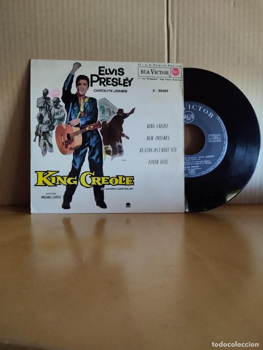 Discos de vinilo: ELVIS PRESLEY ---- KING CREOLE +3 - Foto 1