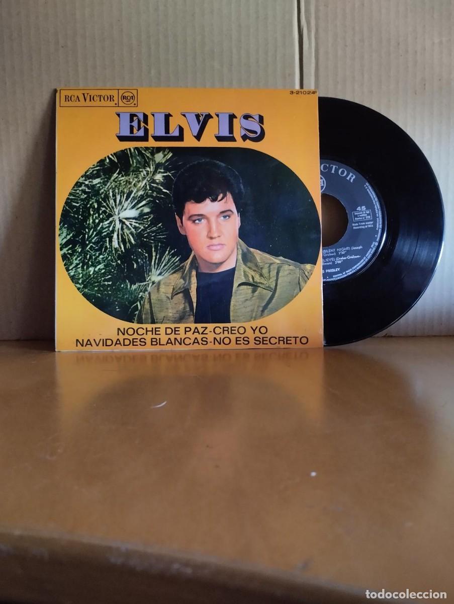 Discos de vinilo: ELVIS PRESLEY ---- NOCHE DE PAZ +3 - Foto 1