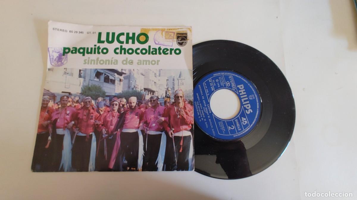 Discos de vinilo: LUCHO-SINGLE PAQUITO CHOCOLATERO - Foto 1