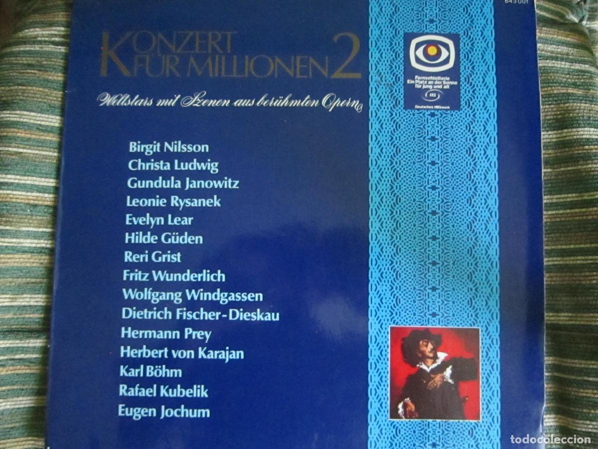 Discos de vinilo: KONZERT FUR MILLIONEN 2 LP - EDICION ALEMANA - D.G. 1968 - STEREO - MUY NUEVO (5)