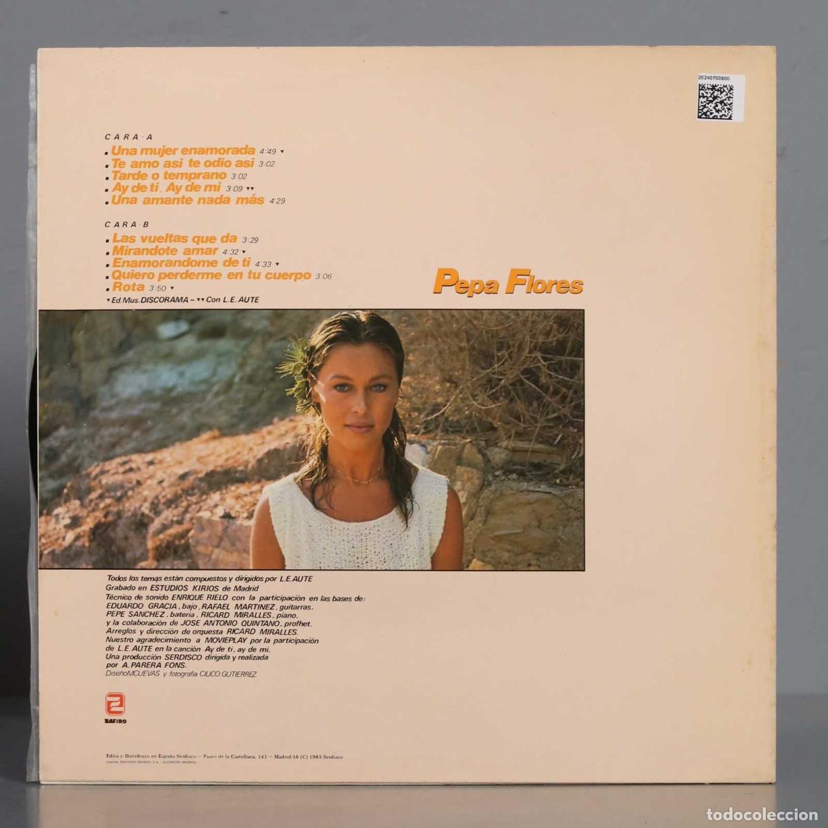 Discos de vinilo: LP. PEPA FLORES. CLIMA - Foto 2