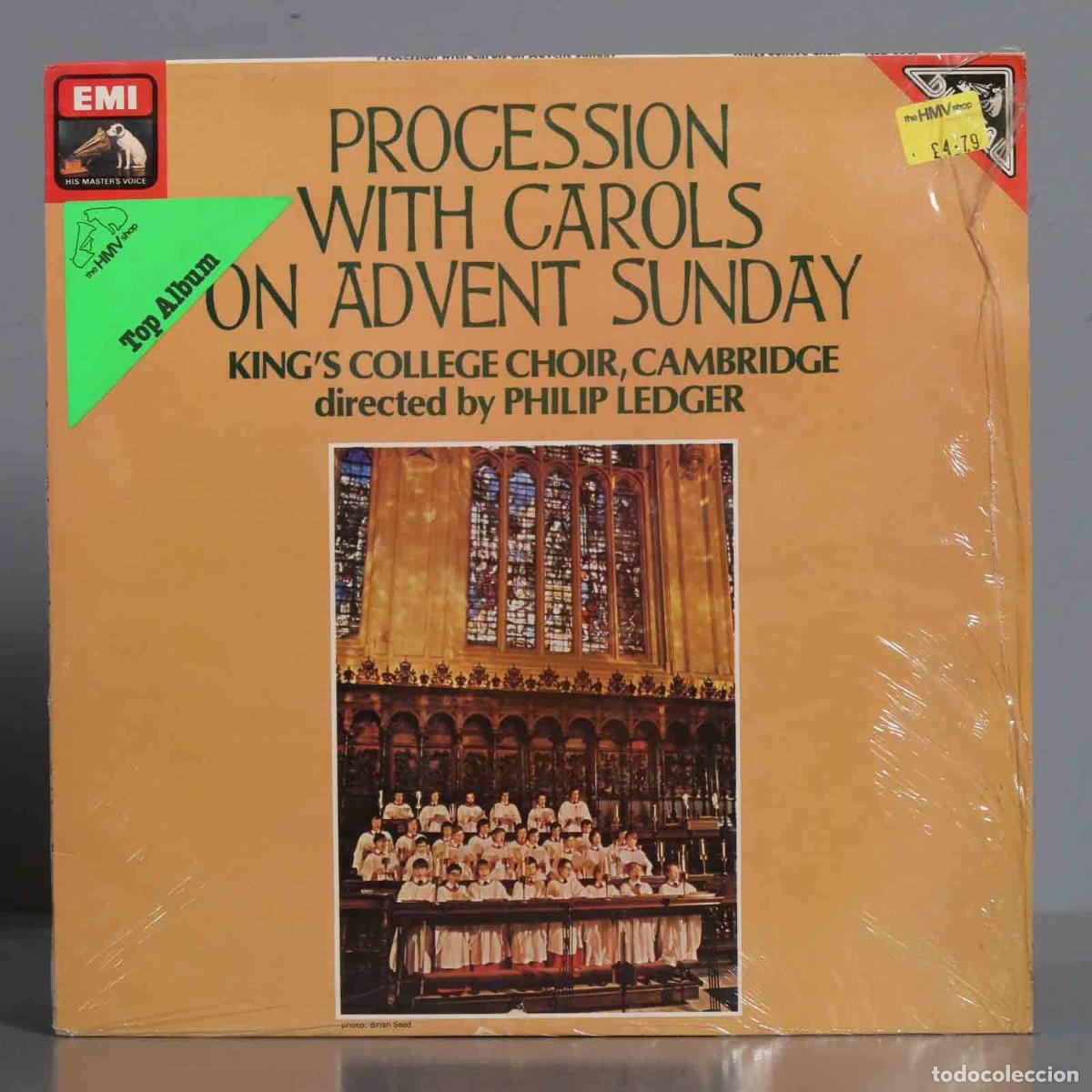 Discos de vinilo: LP. Procession With Carols On Advent Sunday - Foto 1