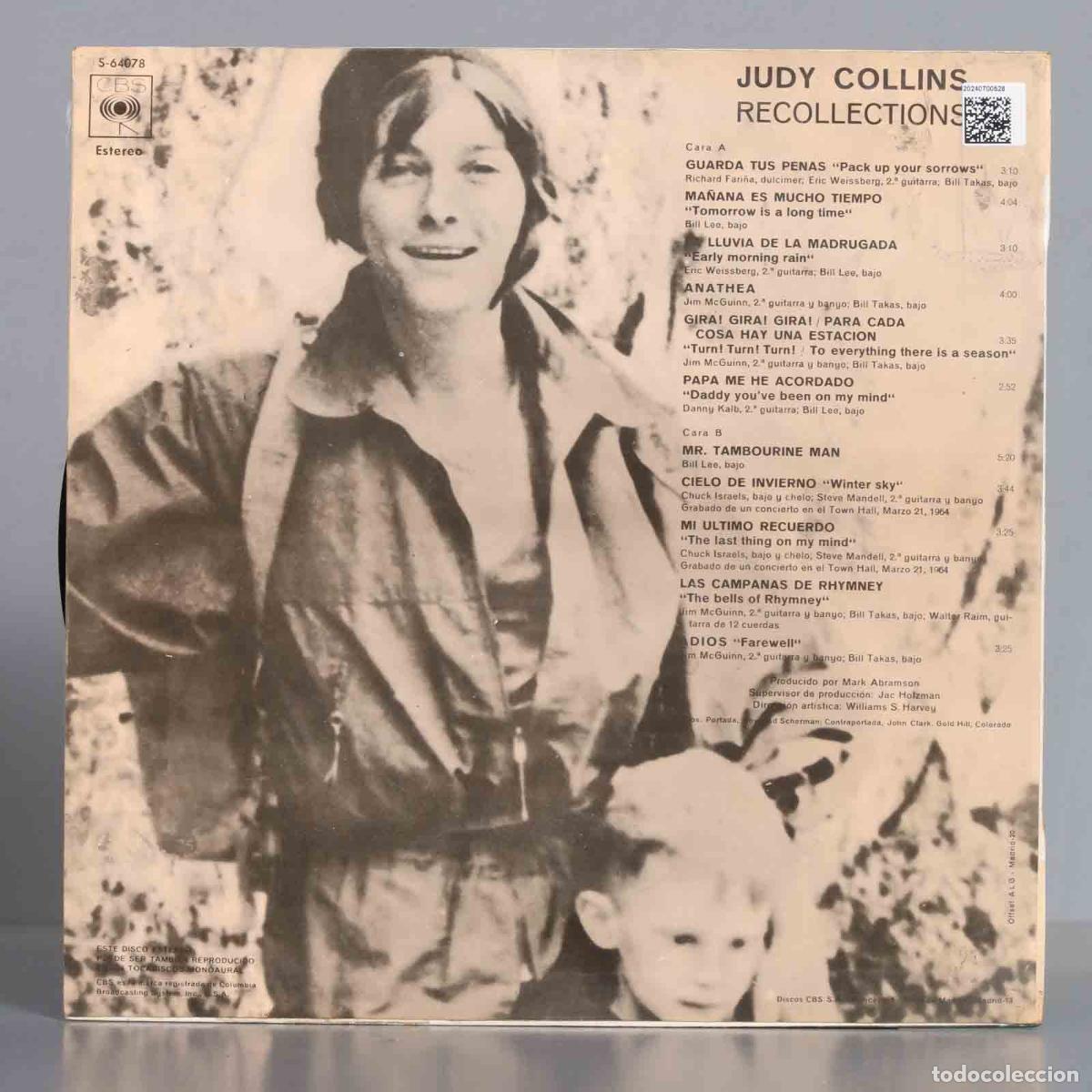 Discos de vinilo: LP. Judy Collins &ndash; Recollections - Foto 2
