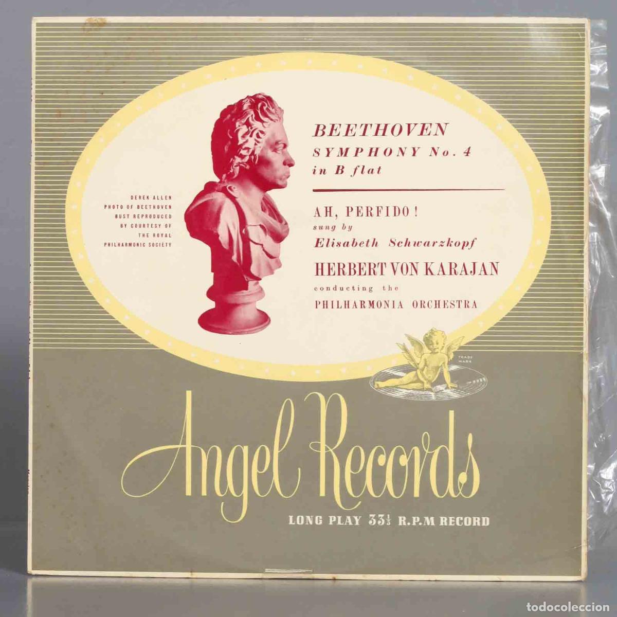 Discos de vinilo: LP. BEETHOVEN SYMPHONY N 4. KARAJAN - Foto 1