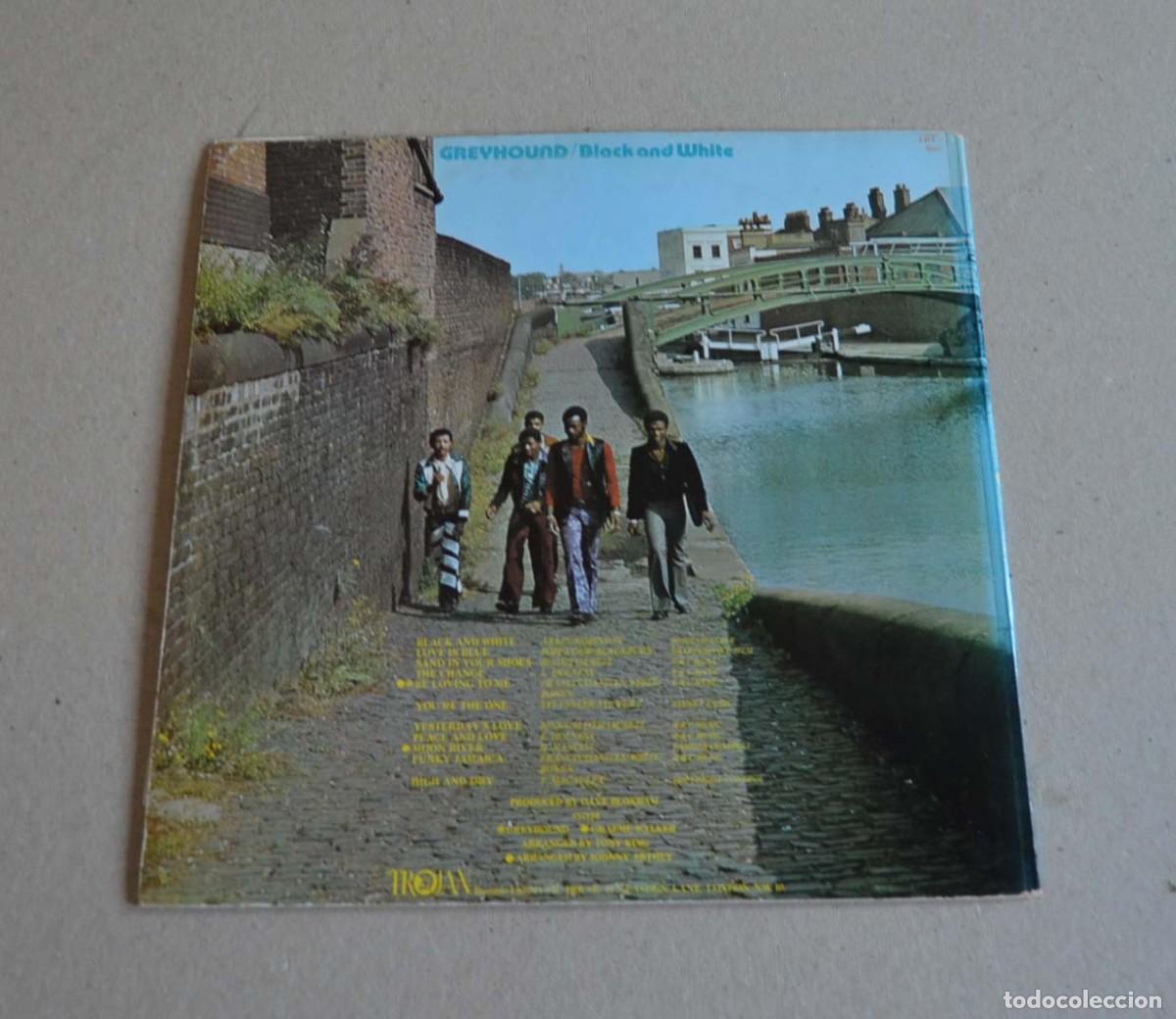 Discos de vinilo: GREYHOUND - BLACK AND WHITE (ed. UK 1971) - Foto 2