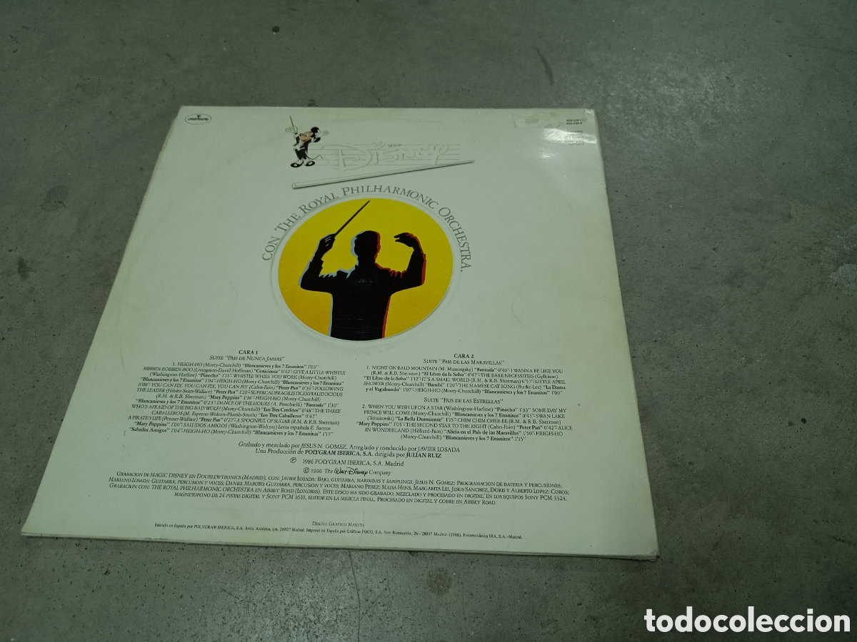 Discos de vinilo: MAGIC DISNEY CON THE ROYAL PHILHARMONIC ORCHESTRA - Foto 2