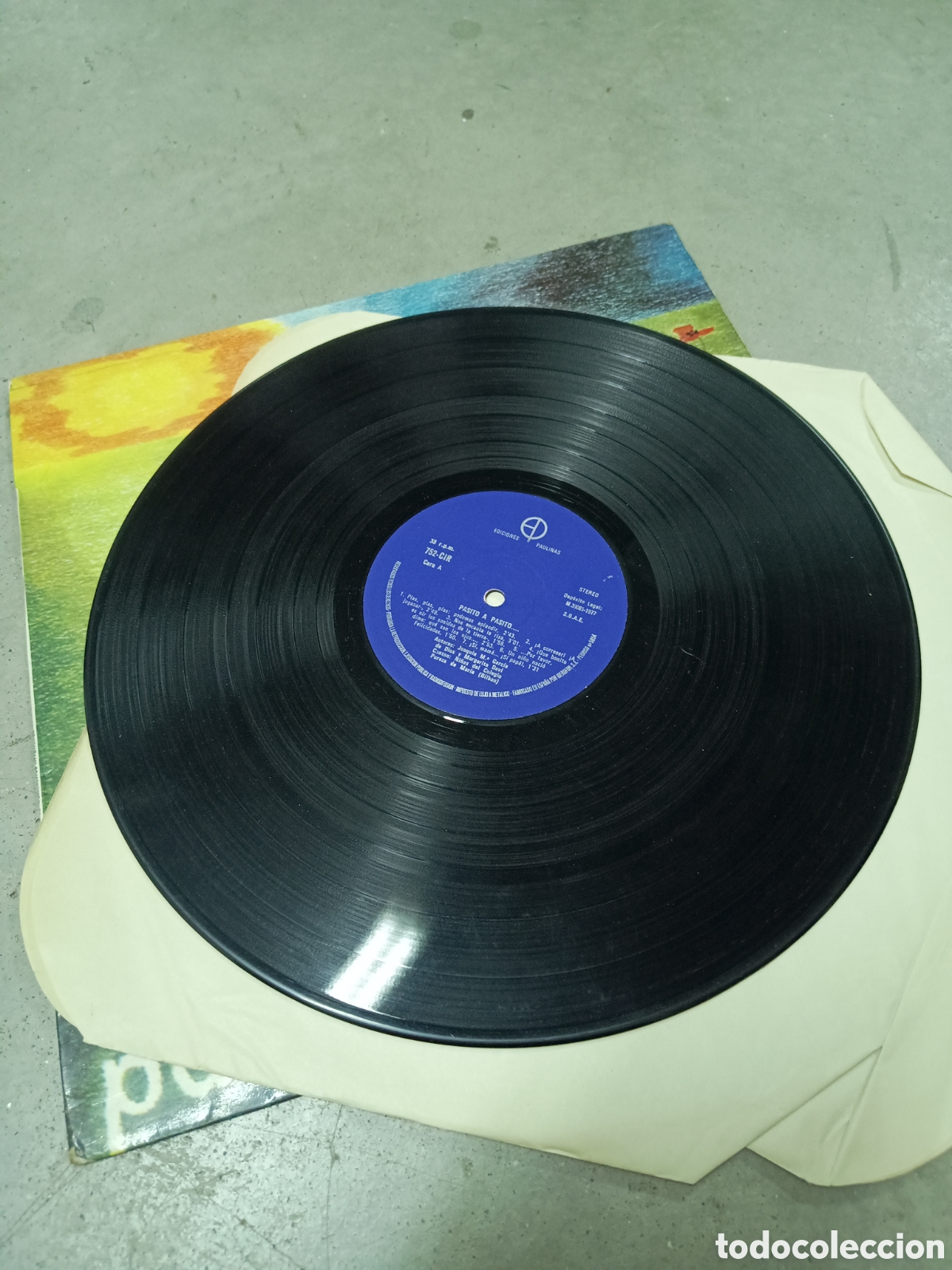Discos de vinilo: PASITO A PASITO - 12 CANCIONES INFANTILES - Foto 3