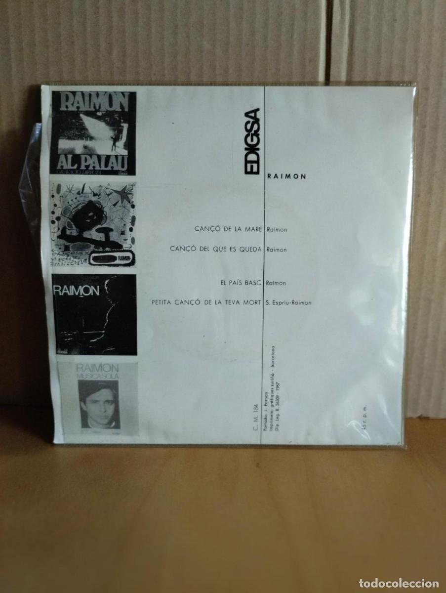 Discos de vinilo: RAIMON ---- CAN&Ccedil;O DE LA MARE +3 - Foto 2