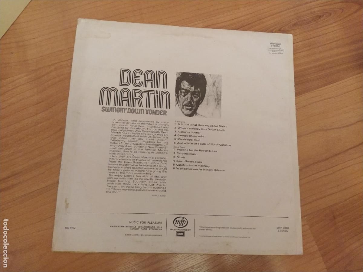 Discos de vinilo: Dean Martin - Swingin Down Yonder - [LP - Foto 2
