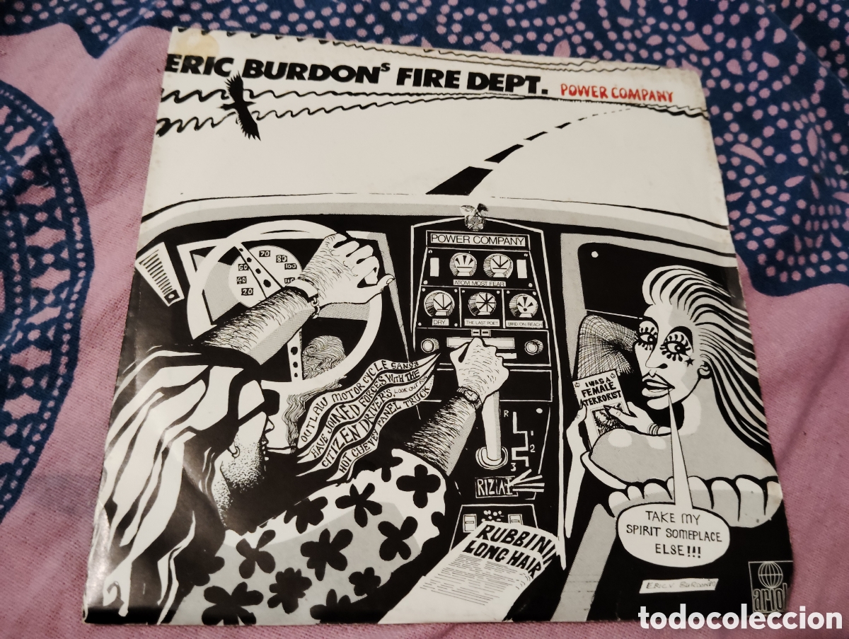 Disques de vinyle: ERIC BURDONS FIRE DEPT. - POWER COMPANY / DRY... ( 1980 )