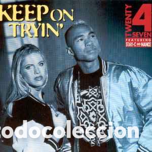 Discos de vinilo: Twenty 4 Seven Featuring Stay-C And Nance &lrm;&ndash; Keep On Tryin - Foto 1