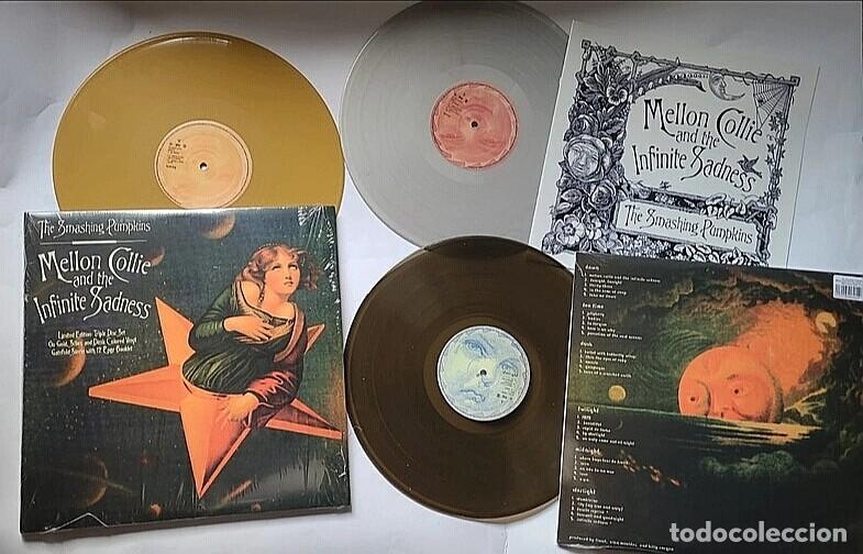 Disques de vinyle: Smashing Pumpkins - Mellon Collie and the Infinite Sadness 3LPS Mixed Colours.