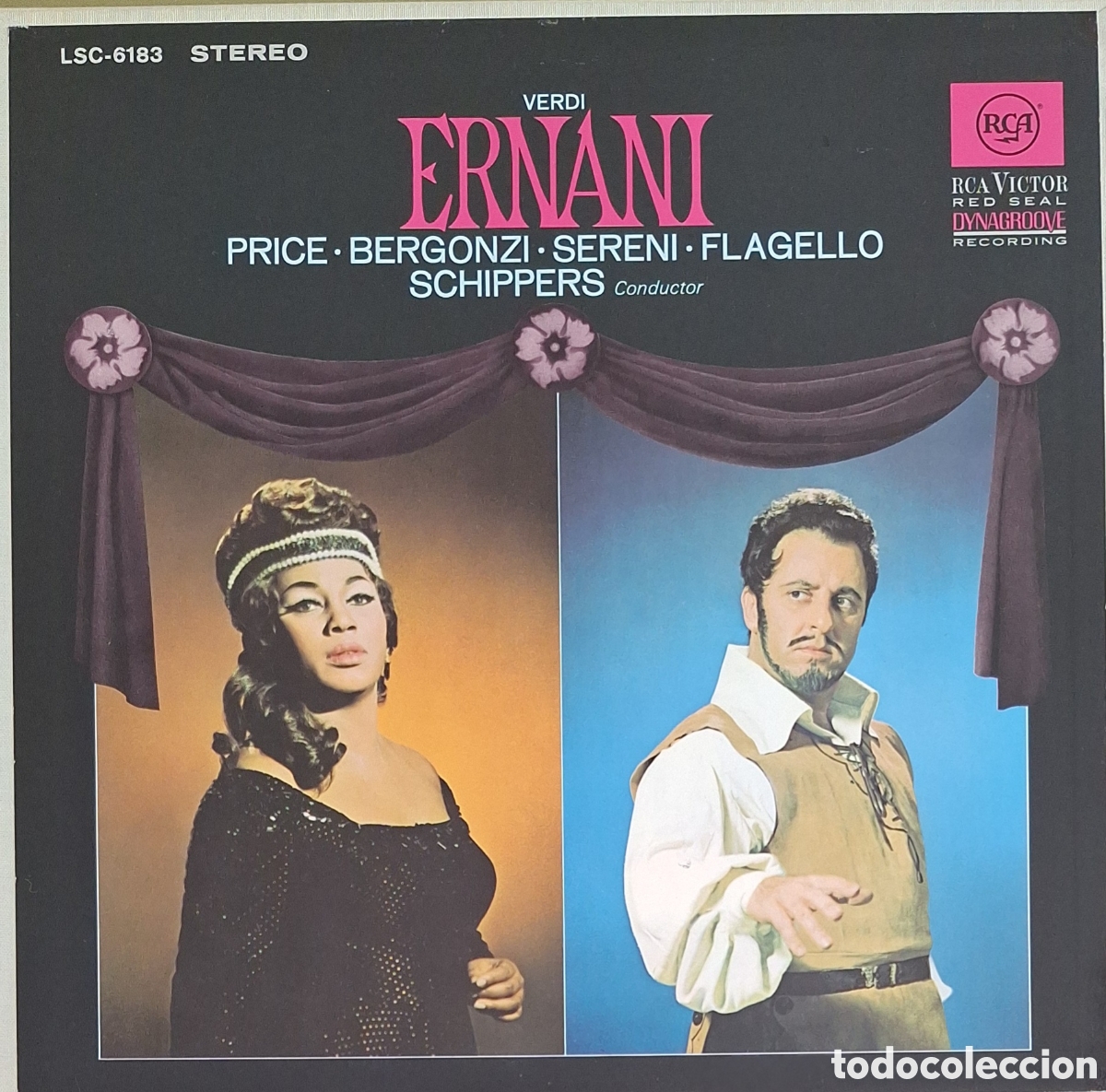 Discos de vinilo: Caja Ernani. Verdi. Dtor: Schippers - Foto 1