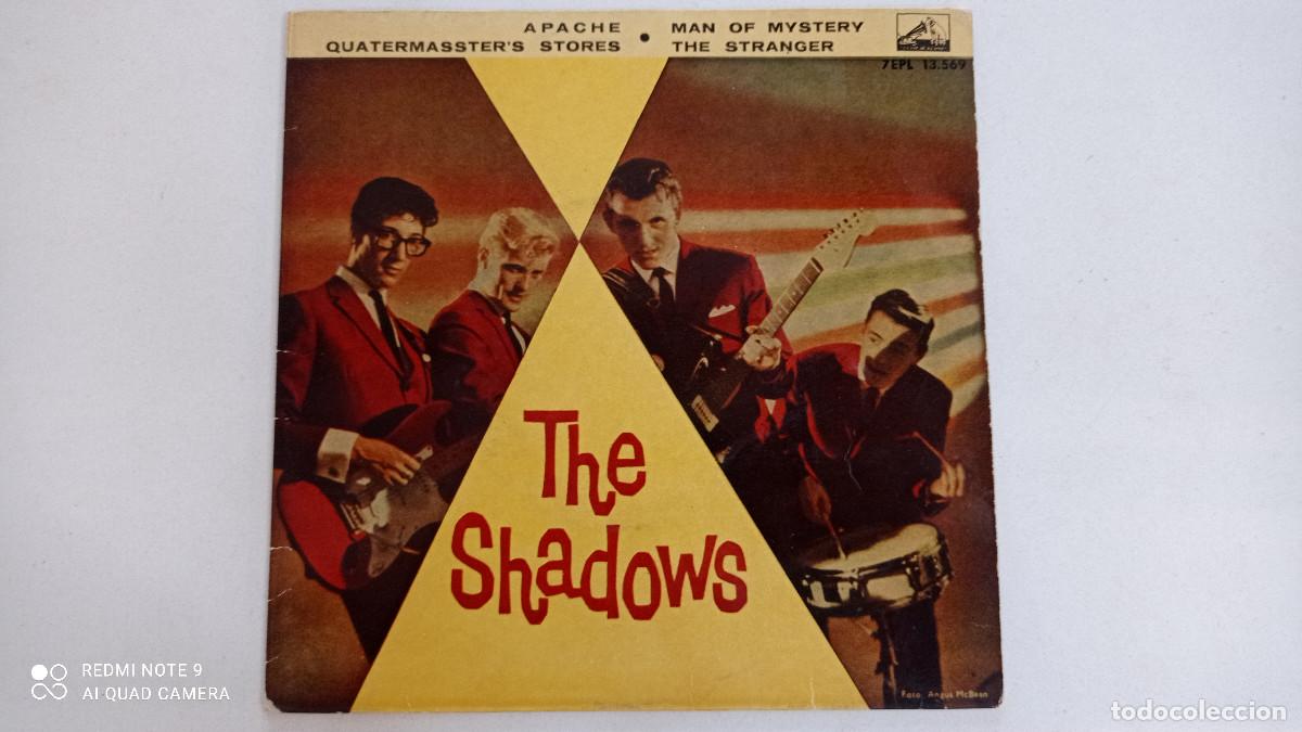 Discos de vinilo: THE SHADOWS -Apache +3 - EP LA VOZ DE SU AMO ESPA&Ntilde;A 1961 - Foto 1