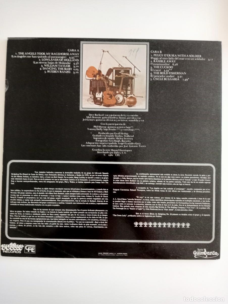 Discos de vinilo: Hedgehog Pie - Just Act Normal (LP, Gat) 1980 - Foto 2