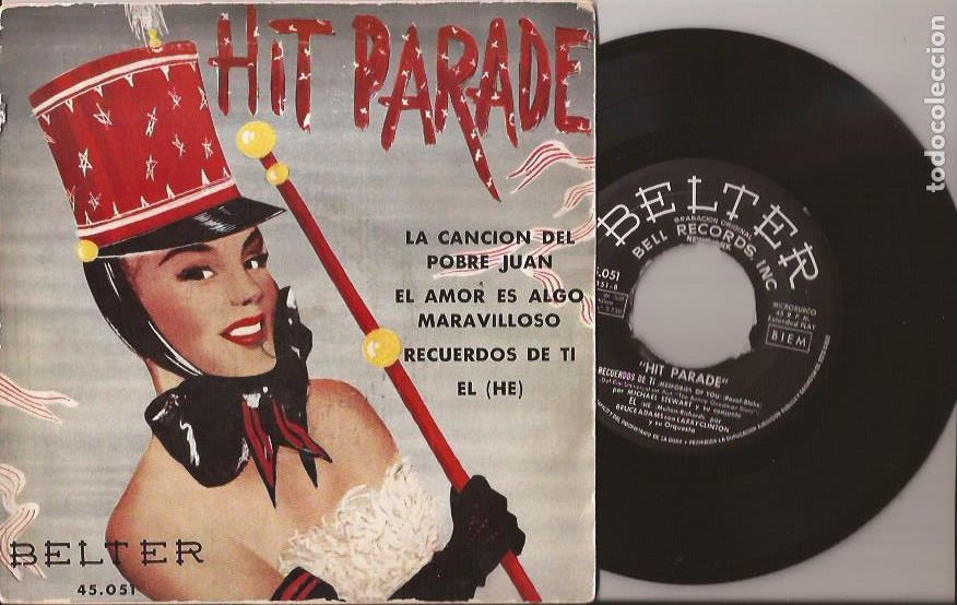 Discos de vinilo: EP HIT PARADE BELTER 45051 - Foto 1