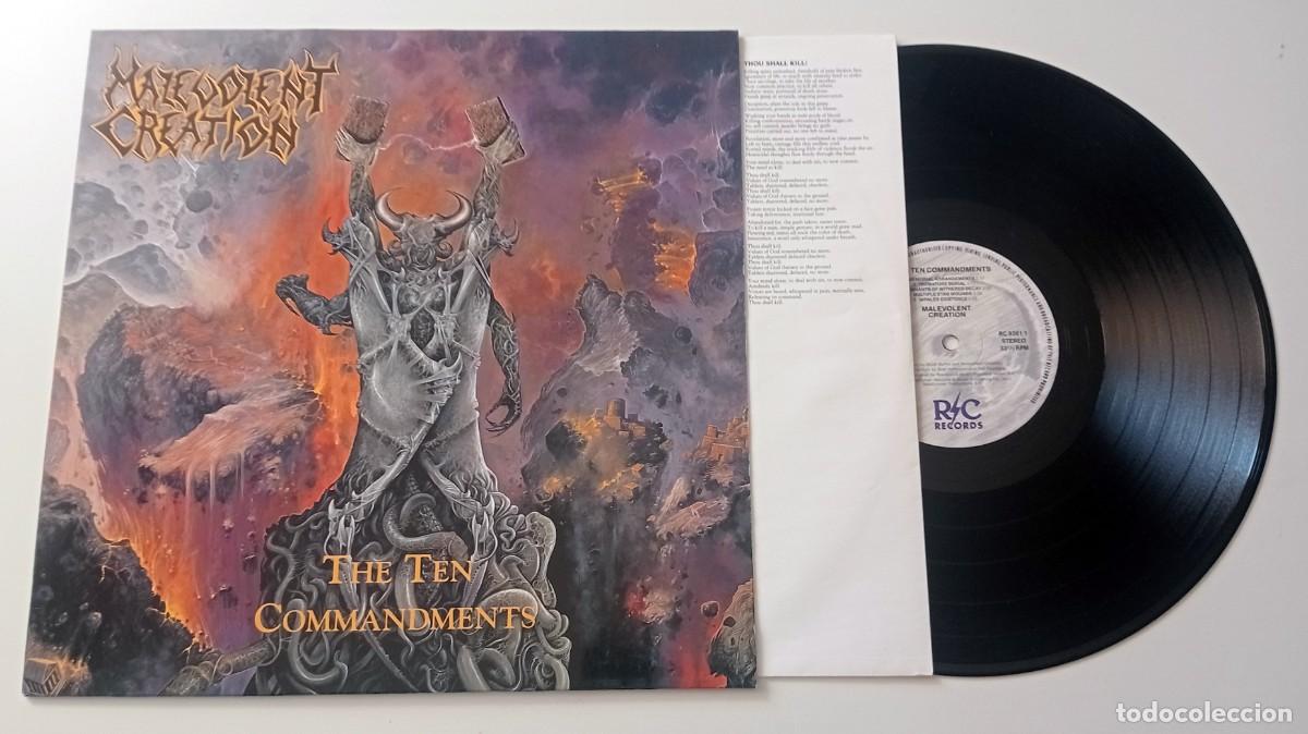 Discos de vinilo: LP MALEVOLENT CREATION - THE TEN COMMANDMENTES - Foto 3