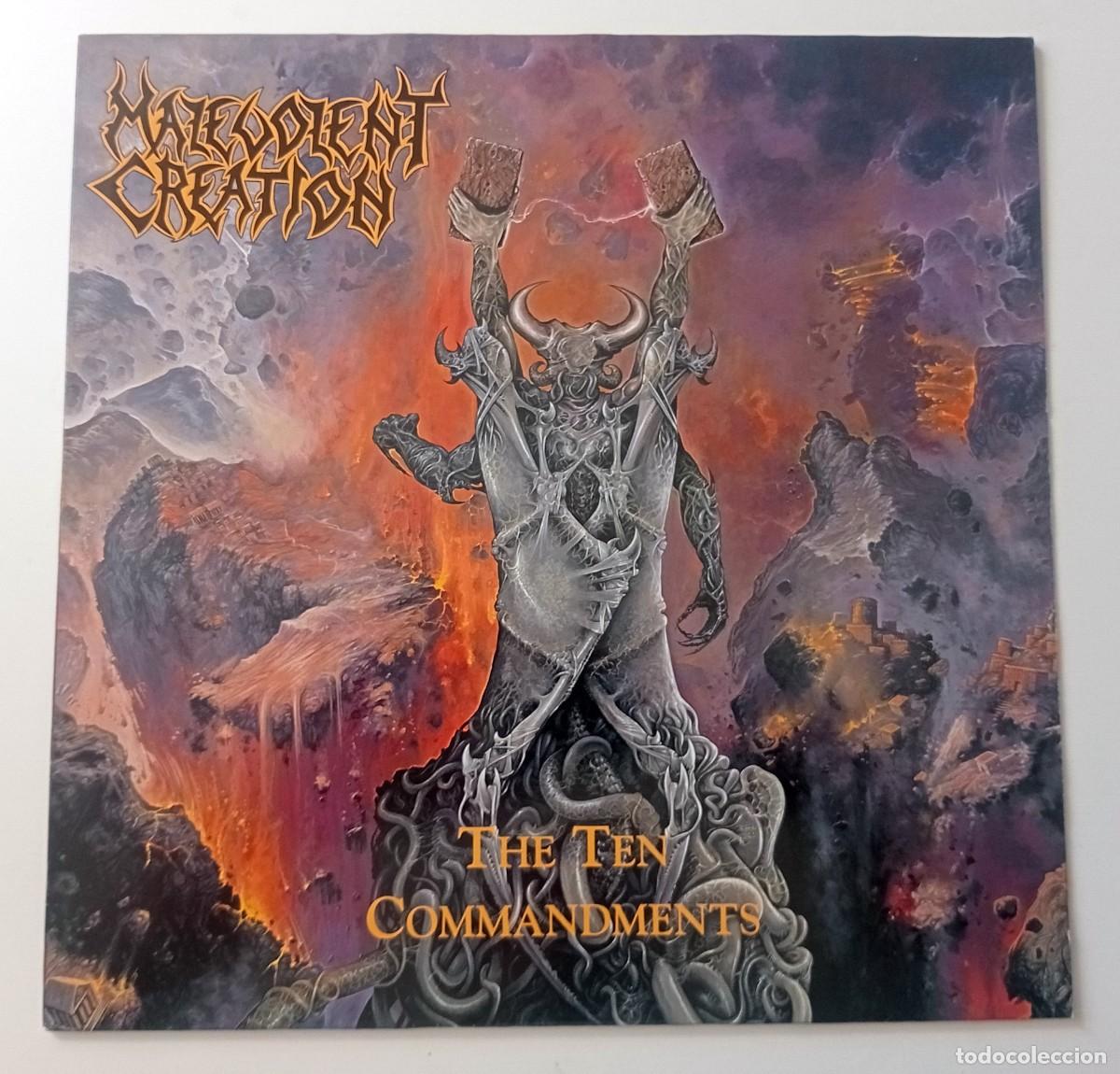 Discos de vinilo: LP MALEVOLENT CREATION - THE TEN COMMANDMENTES - Foto 1