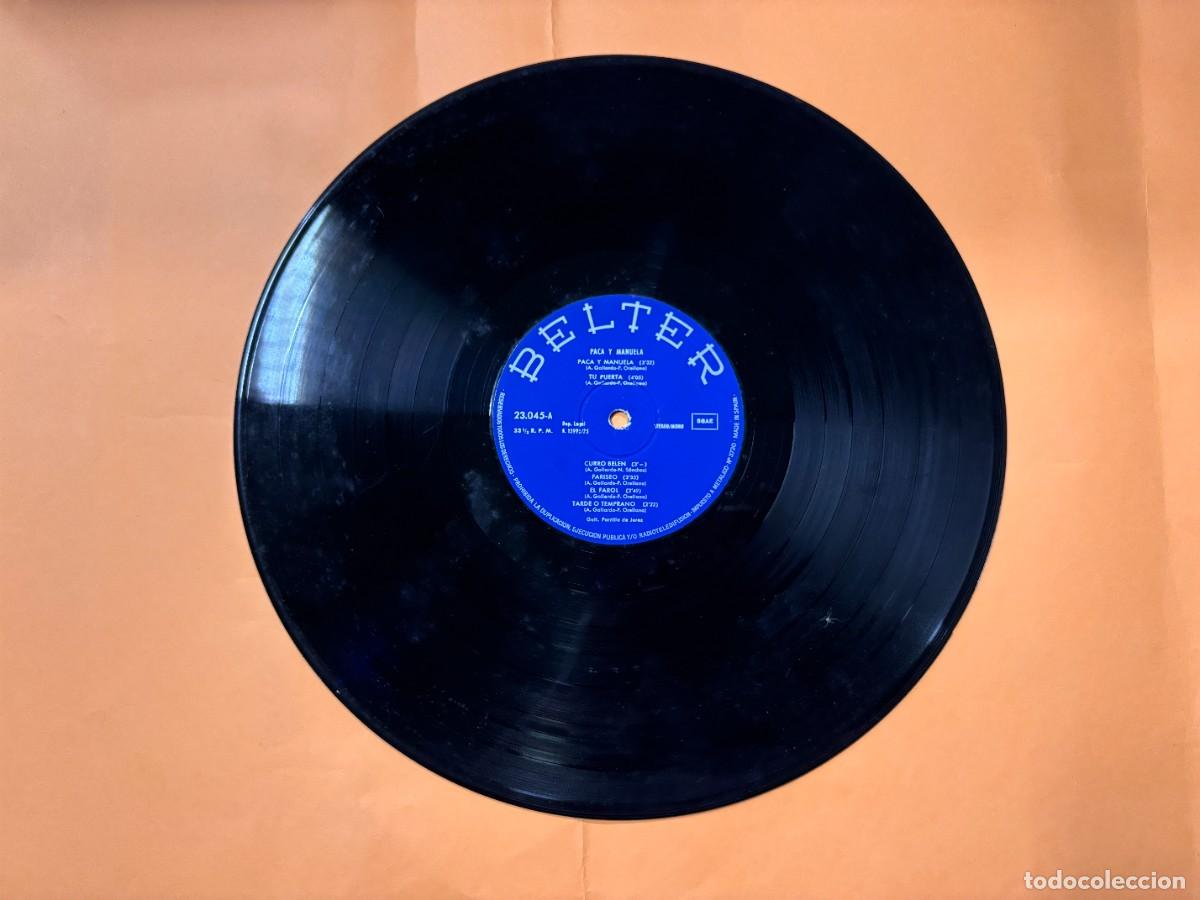 Discos de vinilo: LP - PACA Y MANUELA - BELTER - BARCELONA 1975 - Foto 2