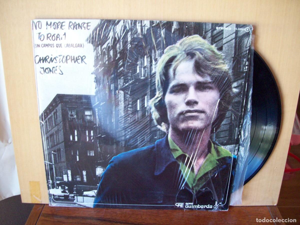 Discos de vinilo: CHRISTOPHER JONES - NO MORE RANGE TO ROAM - LP 1978 - Foto 1