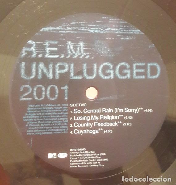 Discos de vinilo: R.E.M REM UNPLUGGED 2001 2LPs NUEVO PRECINTADO - Foto 6