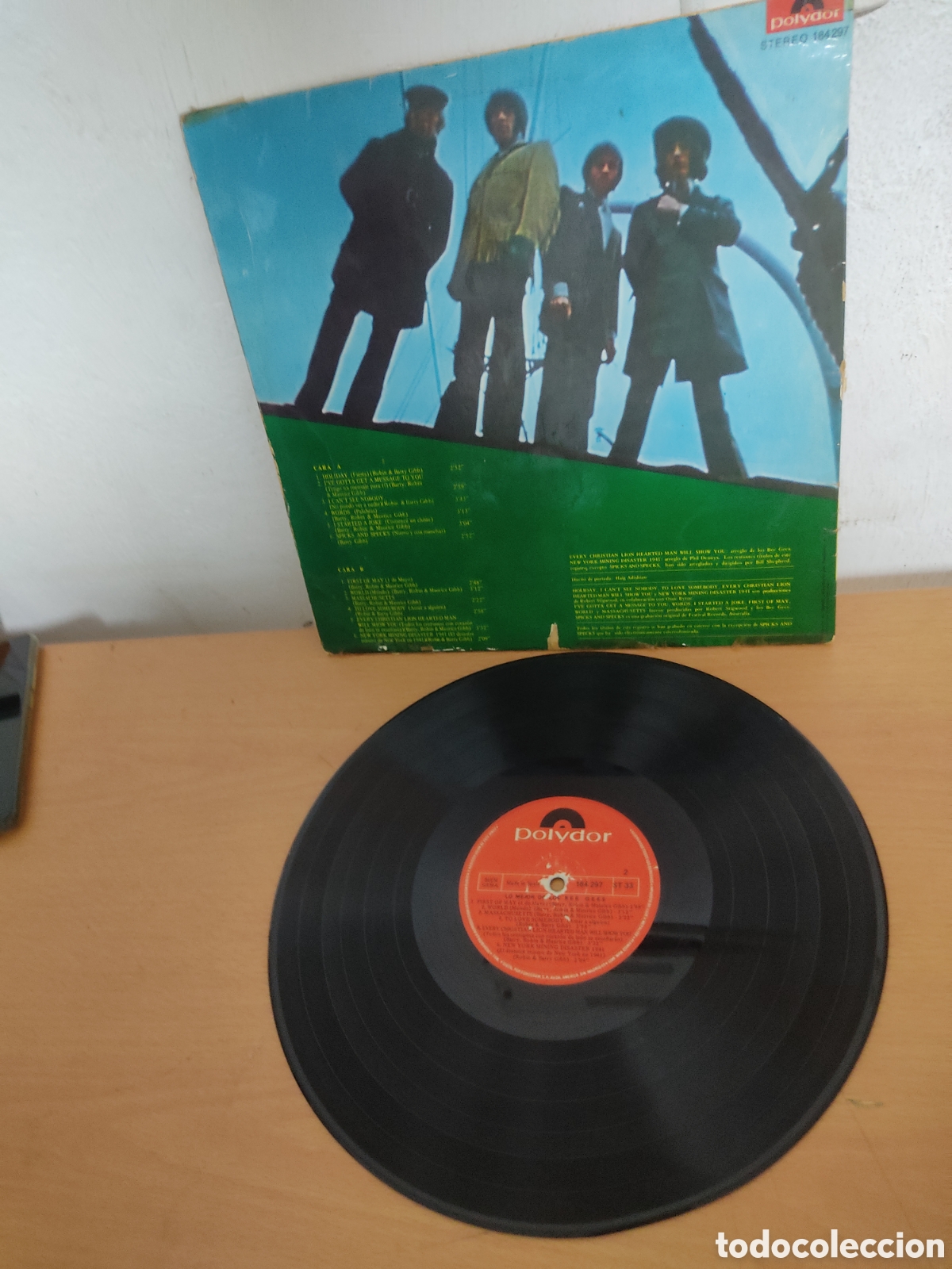 Discos de vinilo: lp Lo mejor de los bee gees. - Foto 2