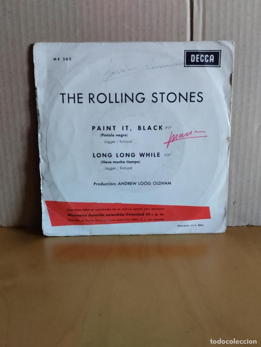 Discos de vinilo: THE ROLLING STONES --- PAINT IT,BLACK - Foto 2