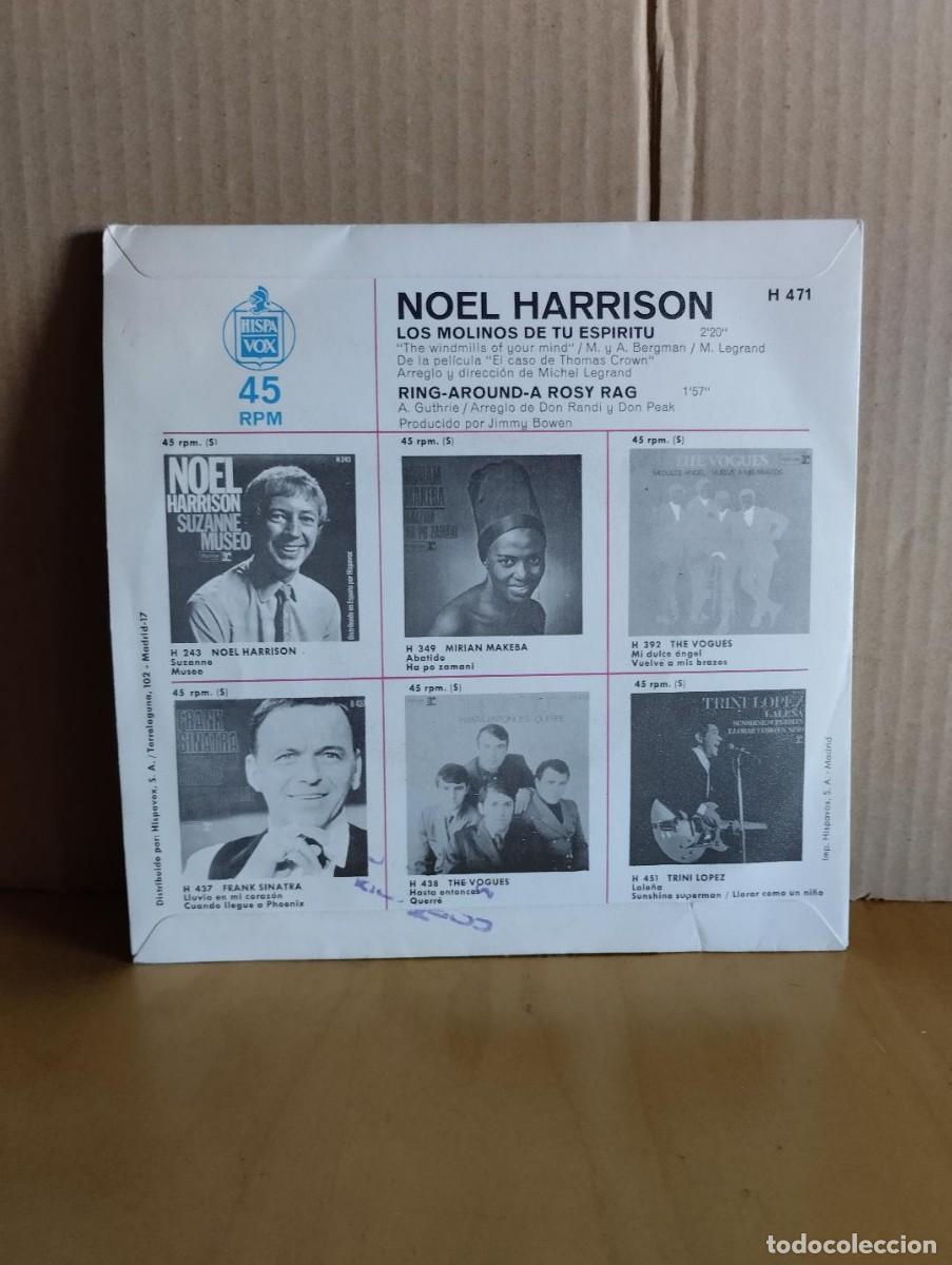 Discos de vinilo: NOEL HARRISON --- LOS MOLINOS DE TU ESPIRITU - Foto 2