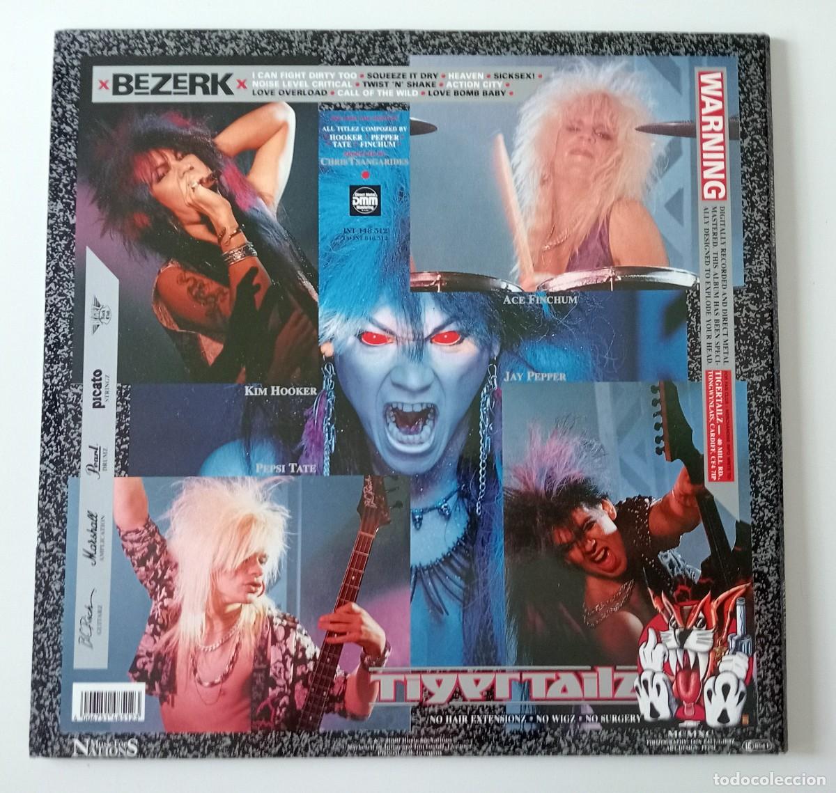 Discos de vinilo: LP TIGERTAILZ - BEZERK - Foto 2
