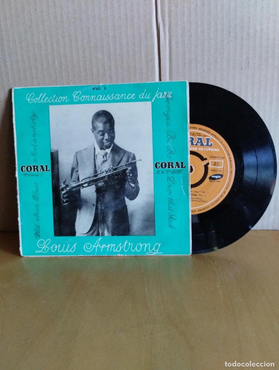 Discos de vinilo: LOUIS ARMSTRONG ---- WILD MAN BLUES +3 - Foto 1
