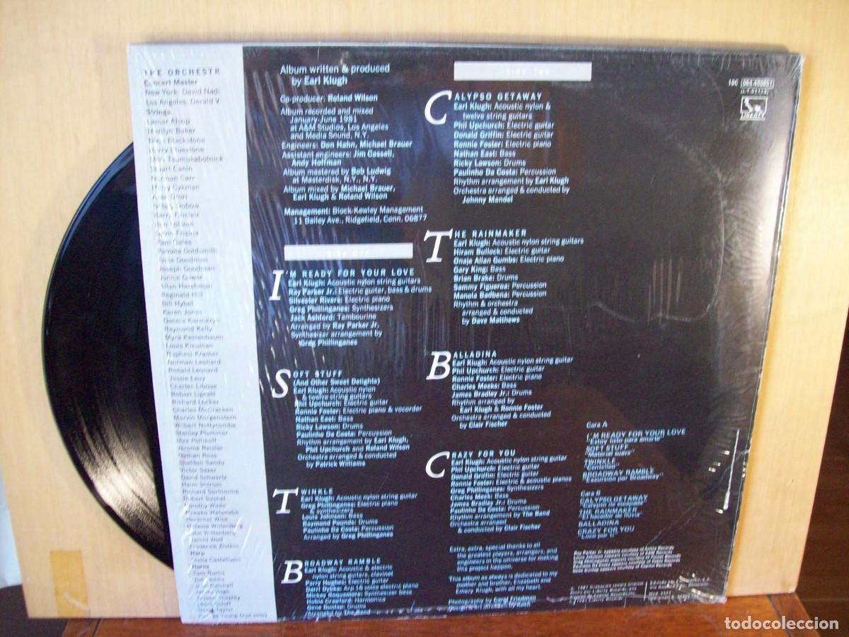 Discos de vinilo: EARL KLUG - CRAZY FOR YOU - LP 1981 - Foto 2