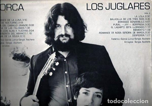 Discos de vinilo: Los Juglares &ndash; Lorca - Foto 2