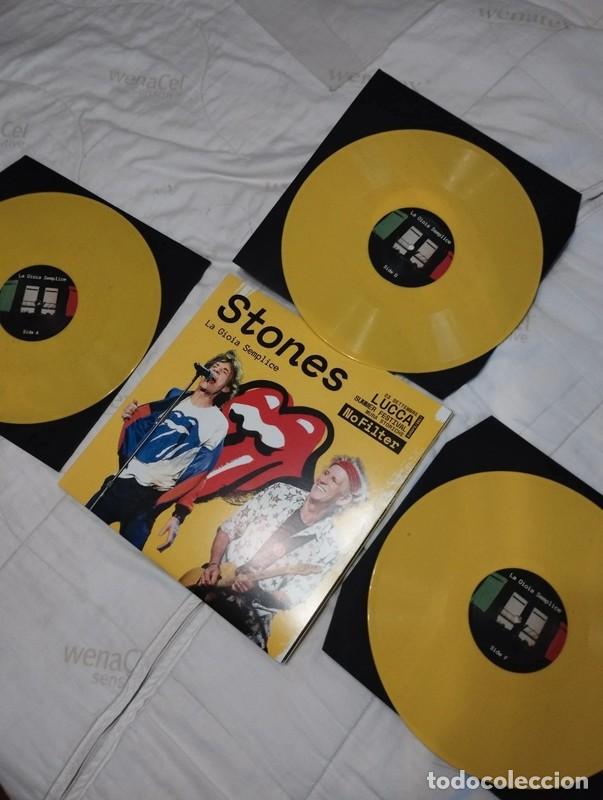 Discos de vinilo: THE ROLLING STONES &ldquo;LA GIOIA SEMPLICE&rdquo; 2017 3LP exc+ - Foto 3