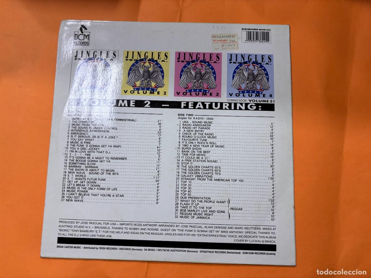Discos de vinilo: LP - JINGLES FROM U.S.A. - VOLUME 2 - BCM RECORDS - - Foto 4