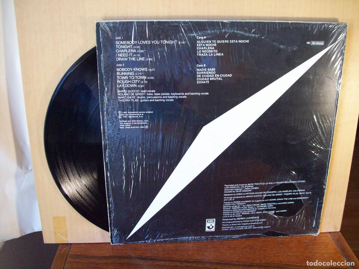 Discos de vinilo: MACHIAVEL - BREAK OUT EXPLOSION - LP 1981 - Foto 2