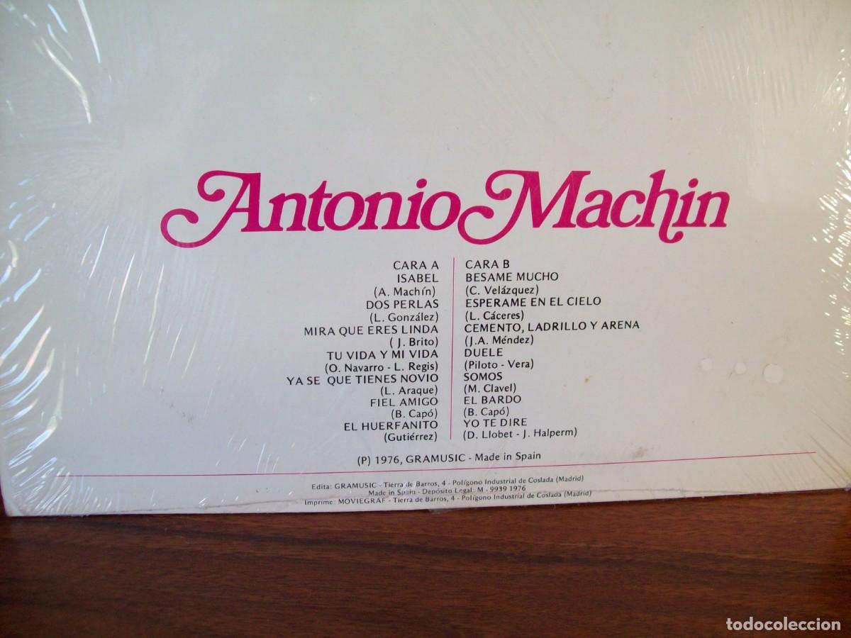 Discos de vinilo: ANTONIO MACHIN - LP 1976 - Foto 2